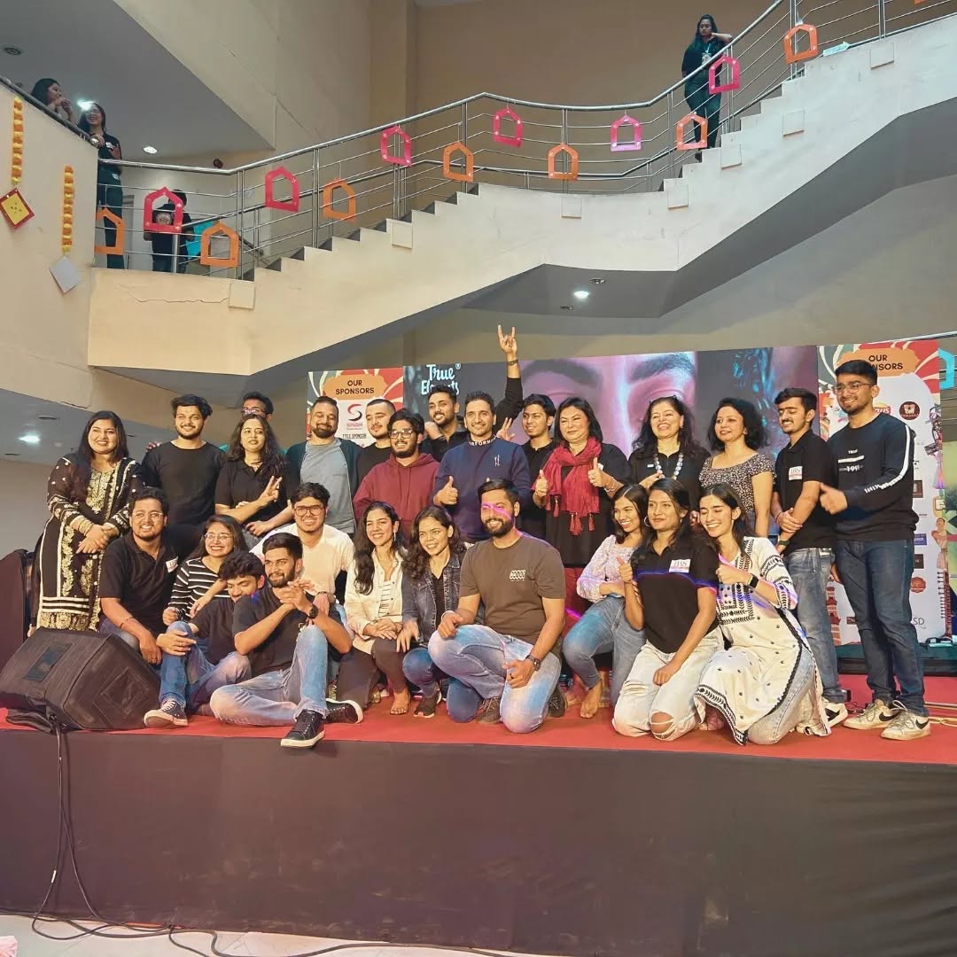 Music Jammin team on stage at a community event